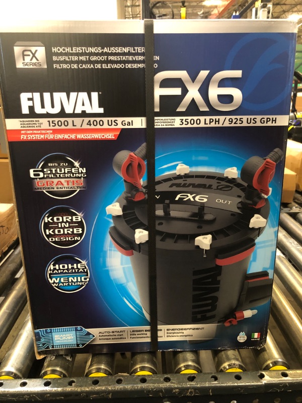 Photo 1 of Fluval FX6 High Performance Aquarium Filter, Canister Filter for Aquariums up to 400 Gal.