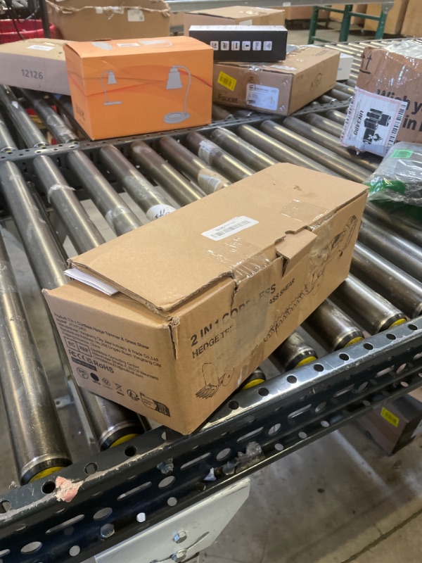 Photo 1 of Hedge Trimmers Cordless with Battery 21V, 5+8 inch Cordless Electric Handheld Hedge Bush Trimmer Battery Powered Hedge Trimmer with 6000mAh Battery and Charger Shrub Trimmer Cordless