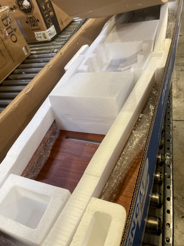 Photo 1 of 88 Key Electric Piano Keyboard with Drawer, Pull Out Full-size Home Digital Pianos, Wooden Electronic Upright Piano for Beginner Adult, with Triple Pedals, Orange