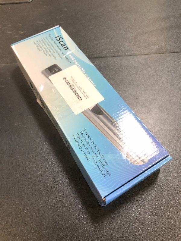 Photo 1 of Portable Scanner, Handheld Photo Scanner, A4 Document Scanner for Picture Text Receipt Page in 300/600/900Dpi JPG PDF Format Hand Scanner Support USB Transfer Micro SD Card, No Driver