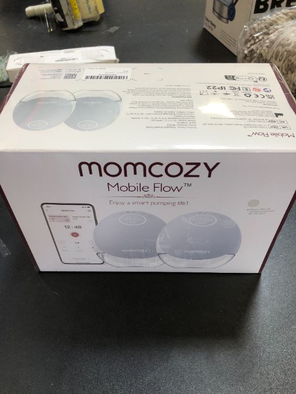 Photo 2 of Momcozy Old Versions Breast Pump BP223,with DoubleFit Flange for Breastfeeding Moms,Sliver Color Double