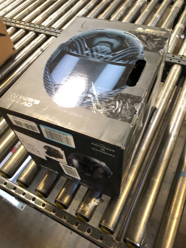 Photo 1 of LS2 Helmets Advant X Carbon Modular Helmet (Matte Black - Large)