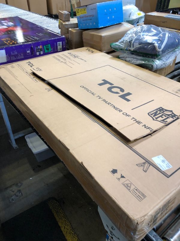 Photo 1 of TCL 55-Inch Class S5 UHD 4K LED Smart TV with Fire TV (55S551F, 2024 Model), Dolby Vision, HDR PRO+, Dolby Atmos, Alexa Built-in with Voice Remote, Apple AirPlay 2 Compatibility, Streaming Television