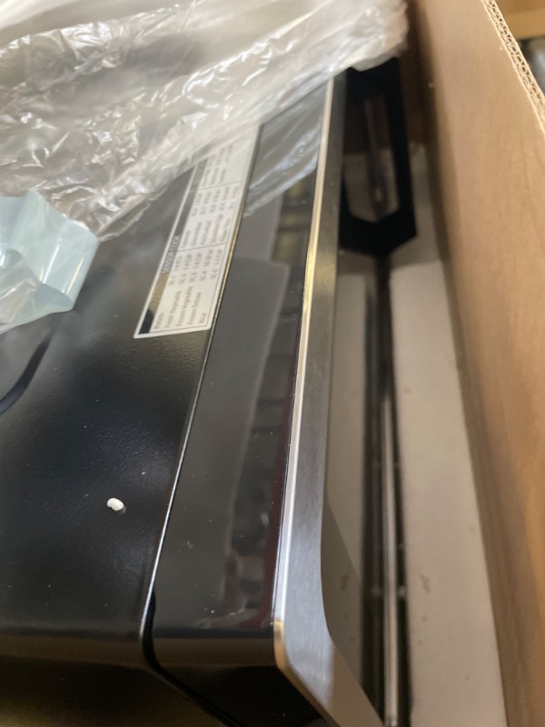 Photo 1 of Toshiba Air Fryer Combo 4-in-1 Countertop Microwave Oven, Smart Sensor, Convection, Mute Function, Position Memory 13.6" Turntable, 1.5 Cu Ft, 1000W, Silver, ML-EC42P(SS)