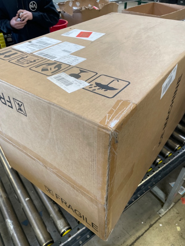 Photo 1 of PIONEERWORKS Commercial Ice Maker Machine, 130lbs Capacity, 40lbs Ice Bin, Self Clean Button, Commercial Grade, Freestanding for Home, Bar, Coffee Shop