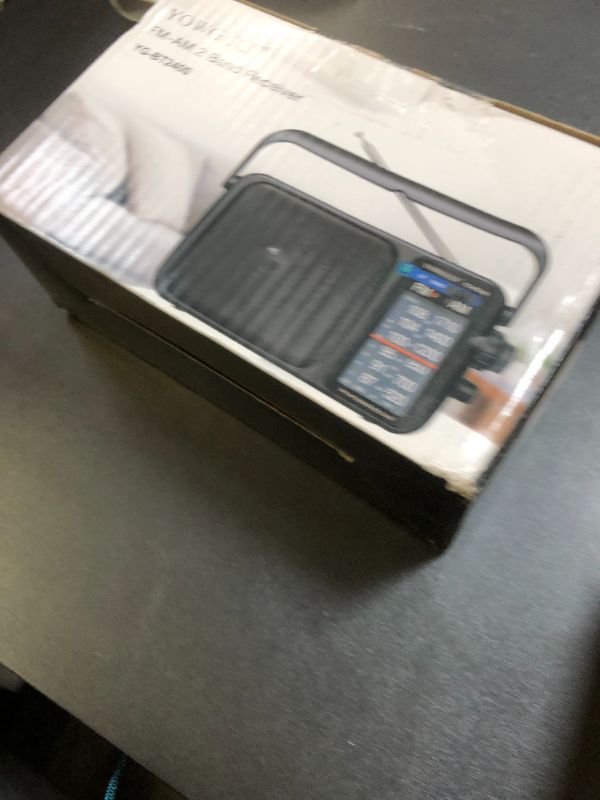 Photo 1 of YOWGULF AM FM Radio with Best Reception,Bluetooth Portable AM FM Transistor Radio,Battery Operated Radio or AC Power,Large Dial,Headphone Jack, Gifts for Seniors Elderly