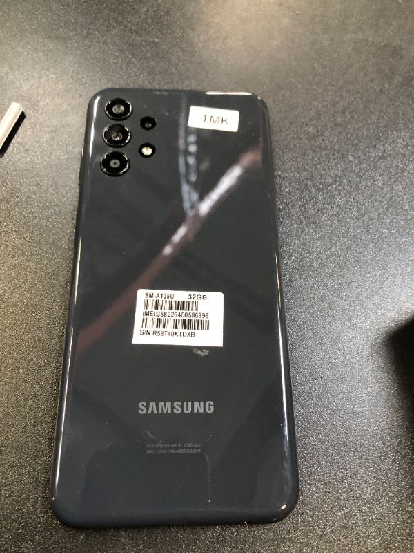 Photo 1 of SAMSUNG Galaxy A13 LTE Cell Phone, Factory Unlocked Android Smartphone, 32GB, Multi Lens Camera, Infinity-V HD+ Display Screen, Long Battery Life, Expandable Storage, US Version, Black