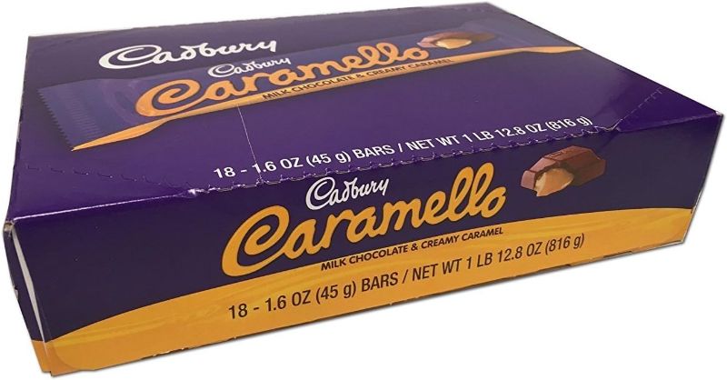 Photo 1 of  Cadbury Caramello 2.7 oz King Size Candy Bars - 18ct EXP OCT 2025