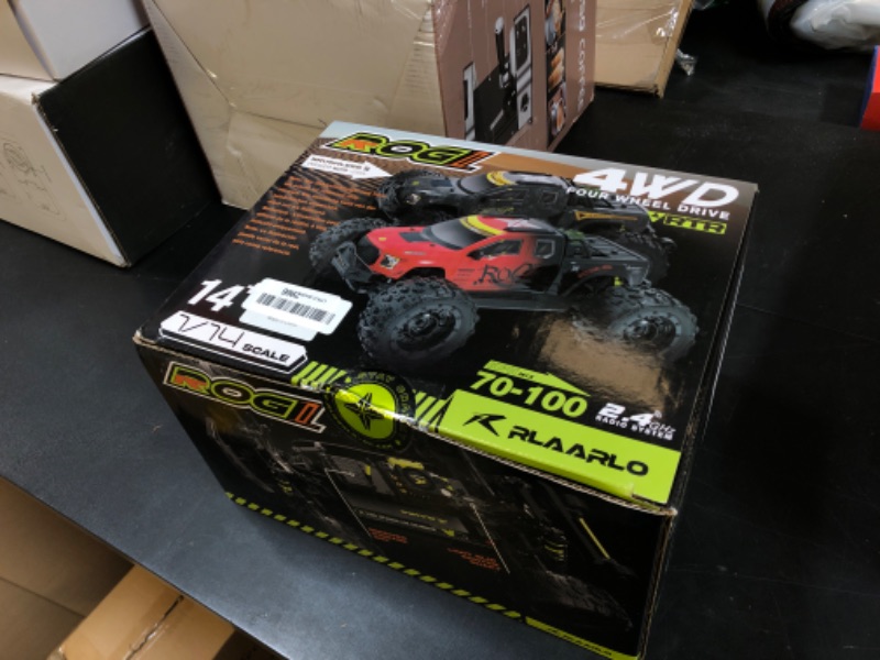 Photo 1 of RIAARIO RC Cars 1/14 RTR Brushless RC Car for Adults Fast 50 mph RC Trucks All Terrain Hobby Trucks Electric Off-Road Monster Trucks 4WD Remote Control Car Waterproof Truck with 3S 2200 mAh Battery
