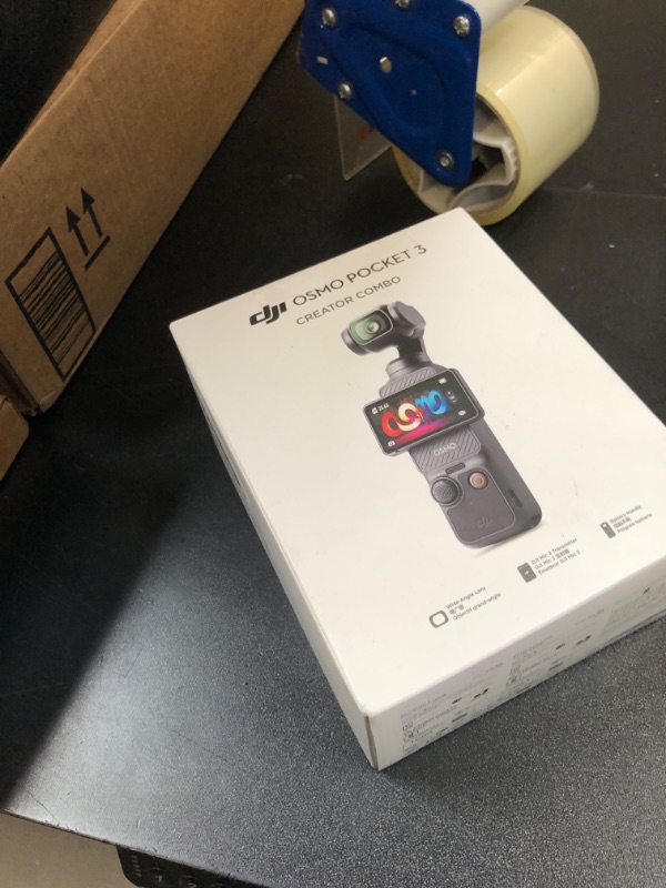 Photo 3 of DJI Osmo Pocket 3 Creator Combo, Vlogging Camera with 1'' CMOS, 4K/120fps Video, 3-Axis Stabilization, Face/Object Tracking, Fast Focusing, Mic Included for Clear Sound, Digital Camera for Photography