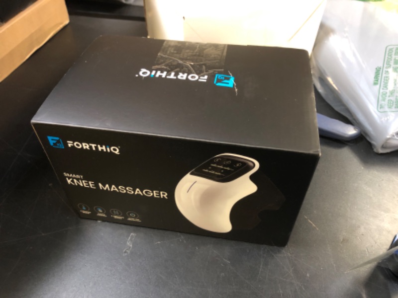 Photo 2 of FORTHiQ Knee Massager Smart with Heat, Red Light and Massage Therapy, 3-in-1 Cordless, 2024 Updated Edition, FSA or HSA Eligible, Gifts for Grandma & Grandpa