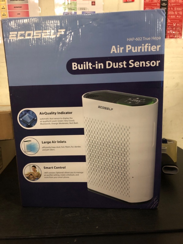 Photo 2 of Powerful Air Purifiers for Home Large Room Up to 1400 Ft² with Air Quality Monitor 20dB Sleep Mode, Air Purifier for Bedroom Office Living Room for Pets, Dust Smoke PoIIen Dander Smell HAP602