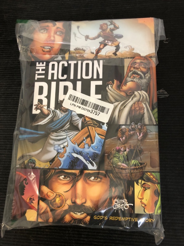 Photo 1 of The Action Bible: God's Redemptive Story, Sergio Carrillo, First Edition, 2020
