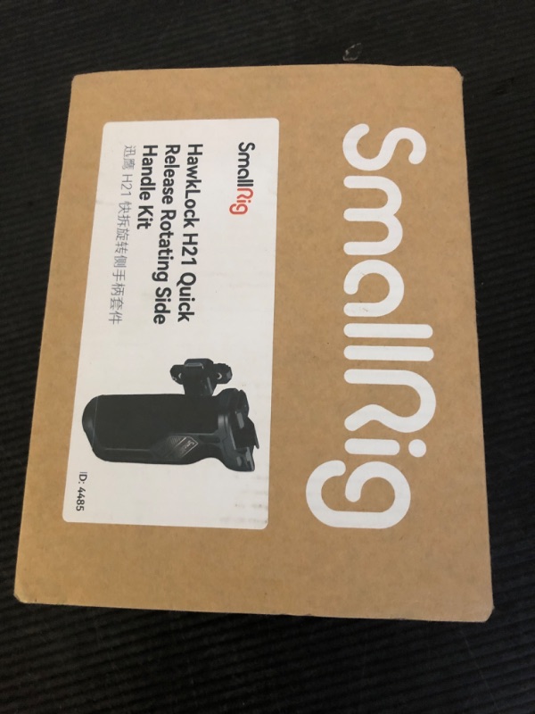 Photo 1 of SMALLRIG Quick Release Rotating Side Handle with Integrated NATO Rail, NATO Side Handgrip for DLSR Camera Cage Kit, Left or Right Side Adjustable, HawkLock H21-4485