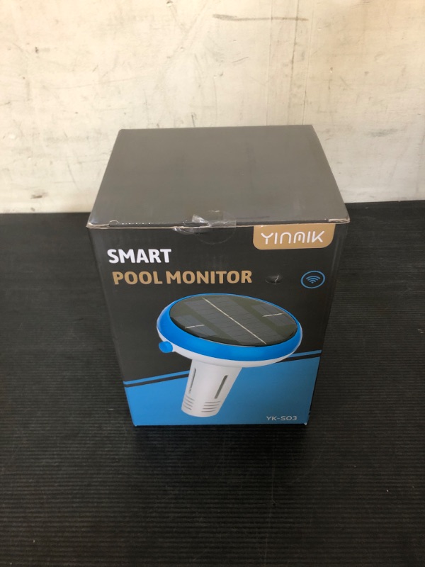 Photo 1 of YINMIK pH Pool Monitor, Smart pH and Chlorine Tester for Swimming Pool, Salt Water Pool 7 in 1 pH Chlorine Salinity ORP EC TDS Temp Monitor for Inground Pool, Above Ground Pool, Spa, Hot Tub