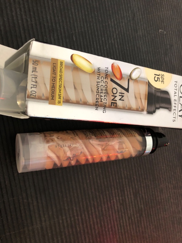 Photo 1 of Olay Total Effects Tone Correcting Face Moisturizer with Sunscreen SPF 15, Light to Medium 1.7 Ounces