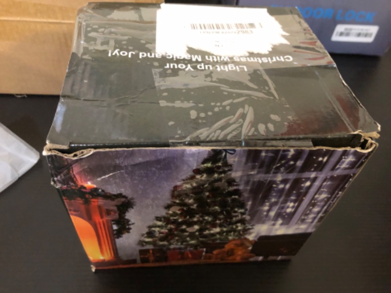 Photo 1 of 355FT 900 LED Christmas Lights, Extra Long Outdoor String Lights Waterproof, Timer & Memory, 8 Modes Dimmable Plug in Fairy Lights for Outside Tree Wedding Patry Holiday Decorations, Cool White