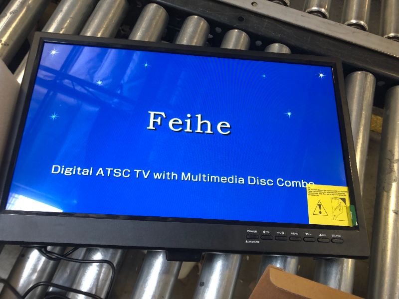 Photo 2 of Feihe 19 Inch TV with DVD Player Built-in, FHD 1080P LED Flat Screen DVD Combo TV w/Digital Tuner/HDMI/USB/AV/VGA Input, Small TV Suitable for Kitchen RV Bedroom Camper Truck Boat