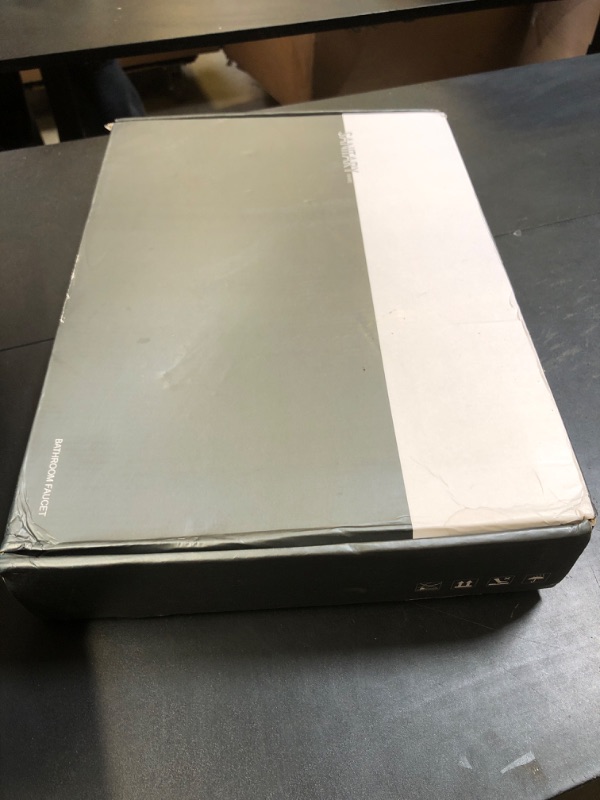 Photo 1 of KZH Kitchen Faucet with Pull Down Sprayer Commercial Single Handle Stainless Steel Two Spout Kitchen Sink Faucet with LED Light,Deck Plate,Brushed Nickel