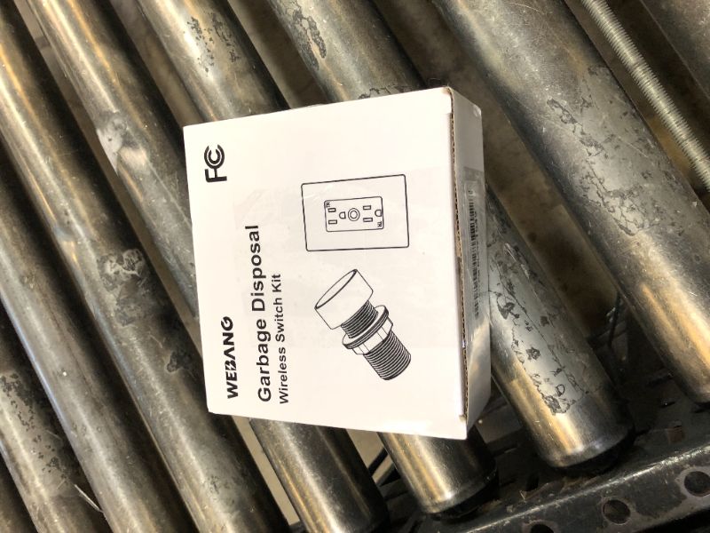 Photo 1 of WEBANG Garbage Disposal Wireless Switch Kit, Sink Top Waste Disposer On/Off Switch with 15-Amp 125V Tamper Resistant Wall Outlet, ETL Listed, Polished Stainless Steel Button