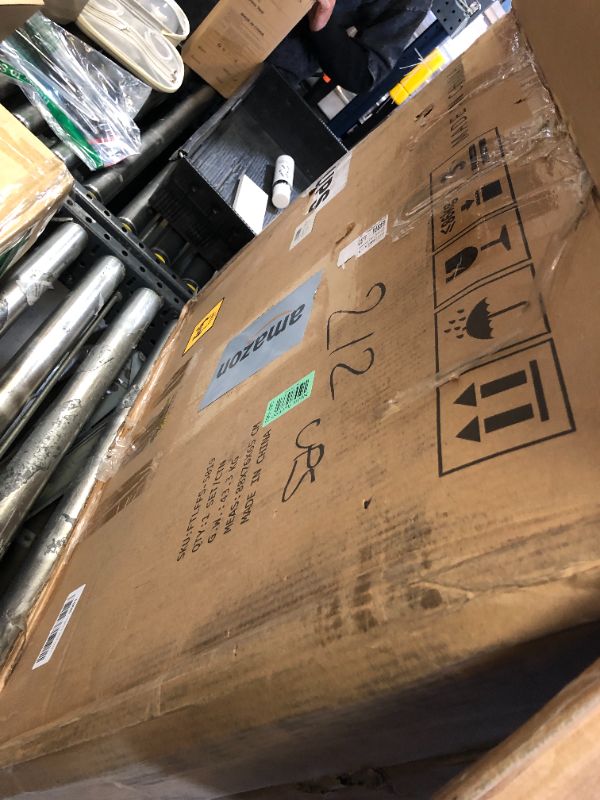 Photo 1 of YITAHOME Oversized Rocker Recliner Chair with Heat and Massage, Manual Reclining Chair with Overstuffed Armrest, Rocking Function and Side Pocket, Faux Leather Lazy Boy Recliner for Living Room,Brown3