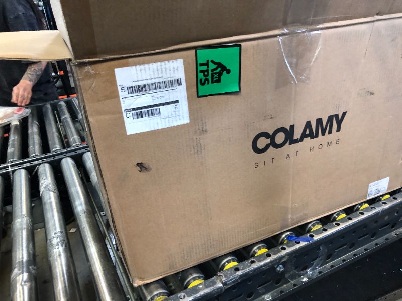 Photo 1 of COLAMY Swivel Rocking Recliner Glider Chair, Leather Reclining Rocker Chair with Footrest for Living Room, Nursery, Office, Bedroom, Wide Seat Cushion and Metal Base-Chocolate