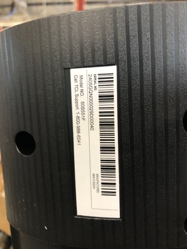 Photo 1 of TCL 50-Inch Class S5 UHD 4K LED Smart TV with Fire TV (50S551F, 2024 Model), Dolby Vision, HDR PRO+, Dolby Atmos, Alexa Built-in with Voice Remote, Apple AirPlay 2 Compatibility, Streaming Television