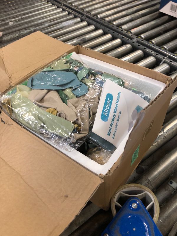 Photo 1 of Alldeer Mini Pottery Wheel Machine - 6" Upgraded Clay Wheel for Beginners & Kids, 75W Motor, Adjustable Speed, Low Noise Ceramic Making Kit with 18PCS Sculpting Tools, Ideal for Home DIY