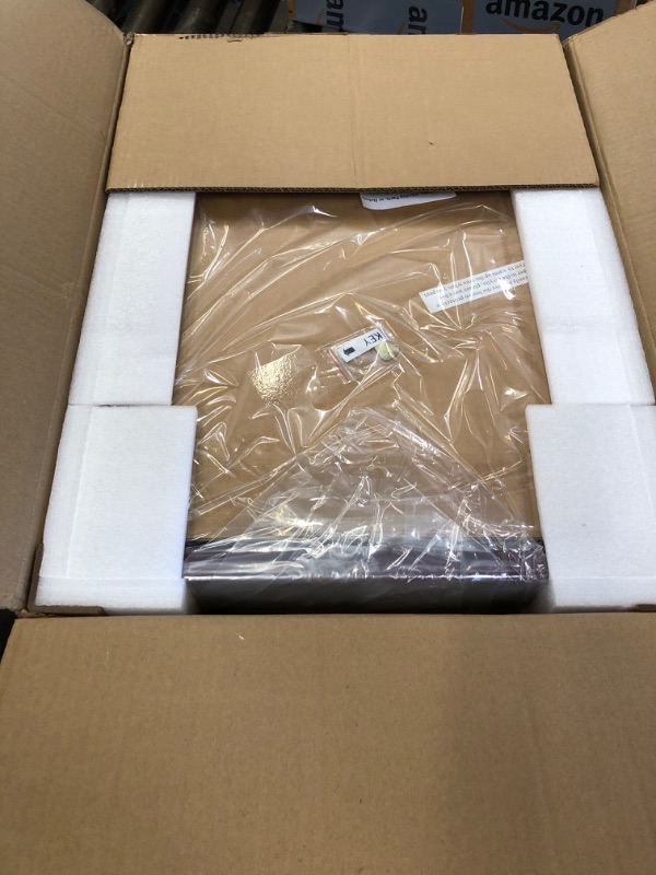 Photo 1 of DisplayGifts 80 Golf Ball Display Case Cabinet Wall Rack Holder Frame with UV Protection Lockable Acrylic Door, Wall Mounted or Stand Great Golfer's Gift (Mahogany Finish)