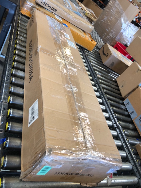 Photo 1 of Long Console Table with Storage, Fluted Entryway Table, Slim Sofa Table Behind Couch Entry Table, Narrow Wood Hallway Table, Modern Living Room Couch Table, Black Foyer Entrance Table