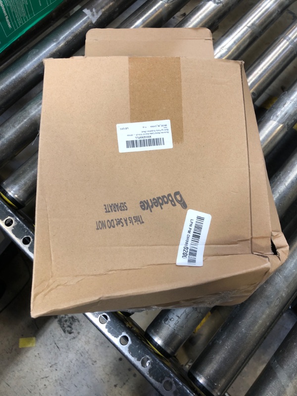 Photo 1 of Baderke Metal Cake Stand 10 Inch Round Birthday Cake Stand Dessert Cupcake Display Tray Holder for Wedding Baby Shower Christmas Baking Party Supplies (Red)