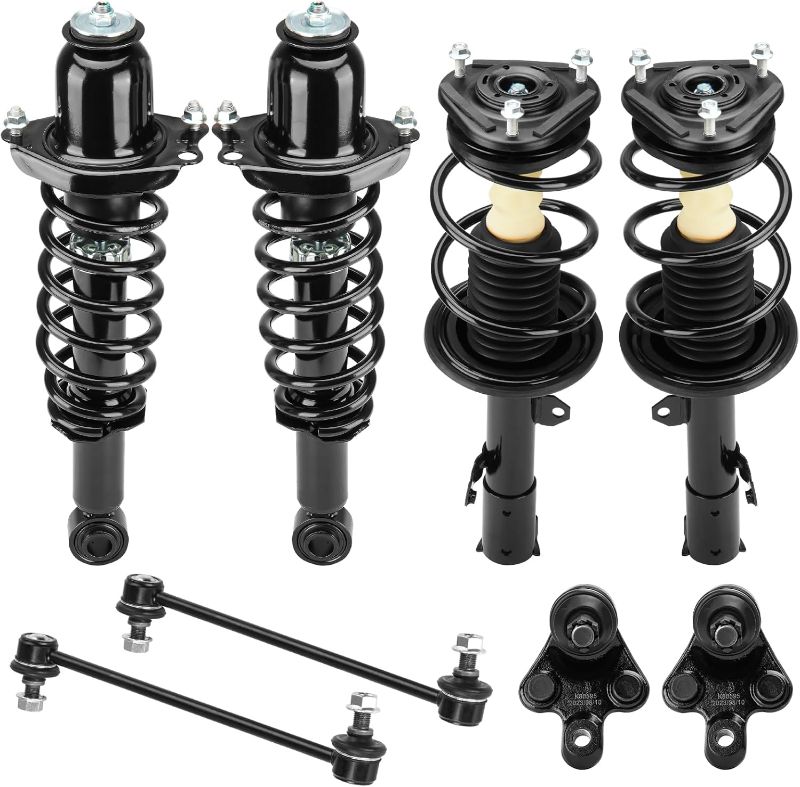 Photo 1 of Front and Rear Strut Assembly & Sway Bar Links for 09-13 Toyota Corolla Matrix 1.8L, 09-10 Pontiac Vibe, Shock Absorbers 2*Lower Ball Joints 8PCS
