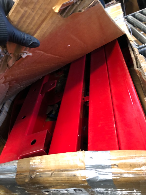 Photo 1 of 4400LBS Folding Engine Crane Engine Hoist Cherry Picker 2 Ton Hydraulic Shop Engine Shop Crane, Heavy Duty Engine Lift Garage Workshop Auto Repair Foldable Stand with 6 Caster
