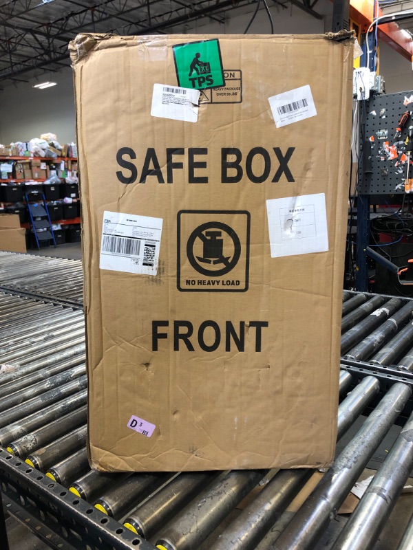 Photo 1 of 3.6 cu ft Large Fireproof Drop Safe Box for Business, Anti-Theft Money Drop Slot Safes with Digital Keypad and Spare Keys, Heavy-duty Cash Depository Lock Safe for Home Office Retail Store Business