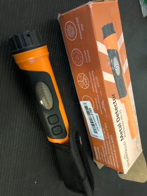 Photo 1 of SinoApollo Fully Waterproof Handheld Metal Detector Pinpointer for Adults and Kids, Small Pin Pointer Wand. LCD Display, High Accuracy, 3 Alert Mode, Professional for Gold,Coins on Beach, Underground