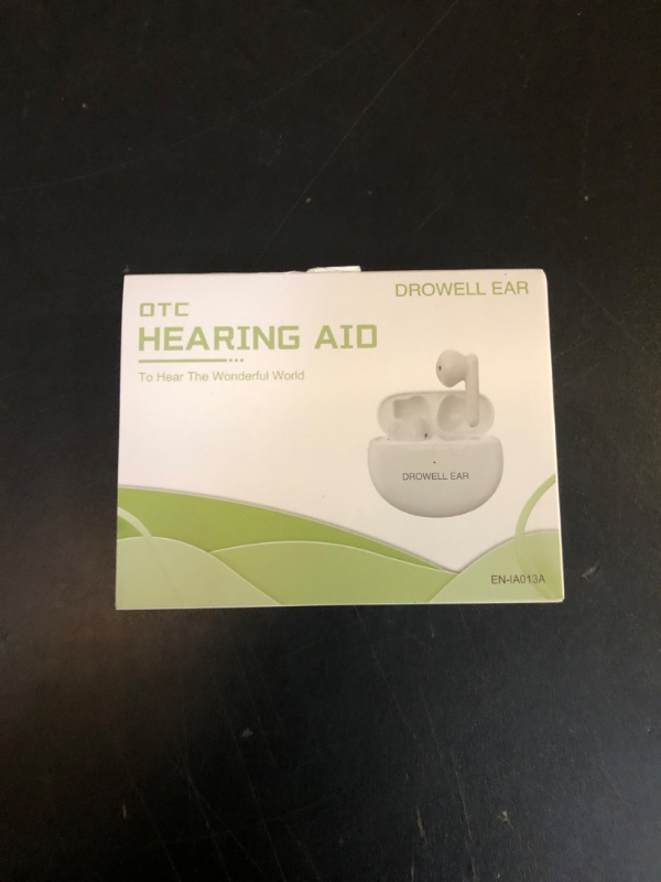 Photo 2 of Hearing Aids for Seniors, Hearing Aids Rechargeable with Noise Cancellin Hearing Amplifiers for Adults & Seniors Hearing Loss with Portable Charging Case, Pair (Light White)