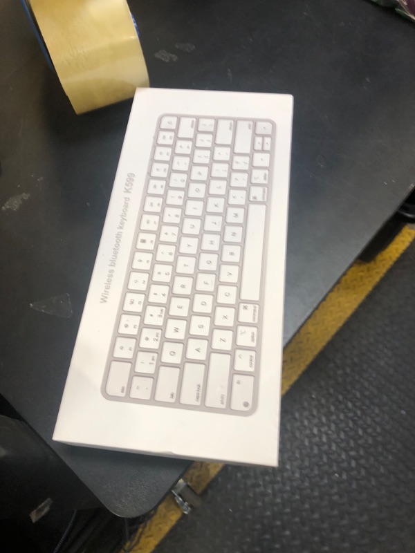 Photo 1 of ULSOU Wireless Keyboard for Mac, Bluetooth/2.4G USB Dual-Channel Connection, Multi Device, Rechargeable Bluetooth Keyboard Compatible with Mac, iPad, iPhone