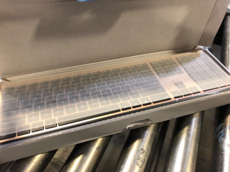 Photo 1 of Wireless Keyboard and Mouse, Vssoplor 2.4GHz Rechargeable Compact Quiet Full-Size Keyboard and Mouse Combo with Nano USB Receiver for Windows, Laptop, PC, Notebook-Black Gold