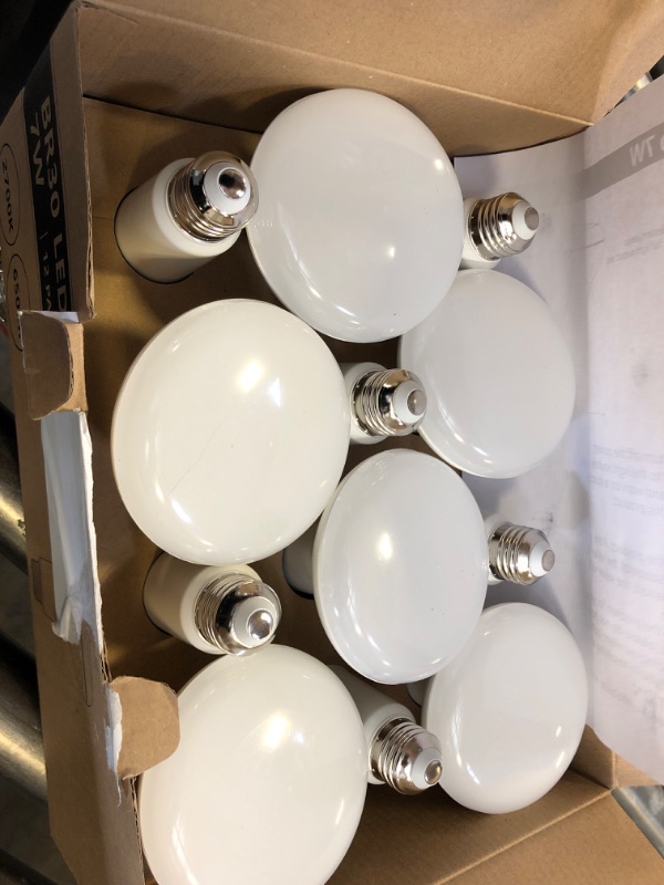 Photo 1 of DEGNJU 12 Pack BR30 LED Recessed Light Bulb, Dimmable Indoor Flood Light Bulbs CRI80 7W Equivalent 65W 2700K Soft White 650 Lumens, 15000 Lifetime Hours E26 Base LED Can Light Bulb, Flicker-Free
