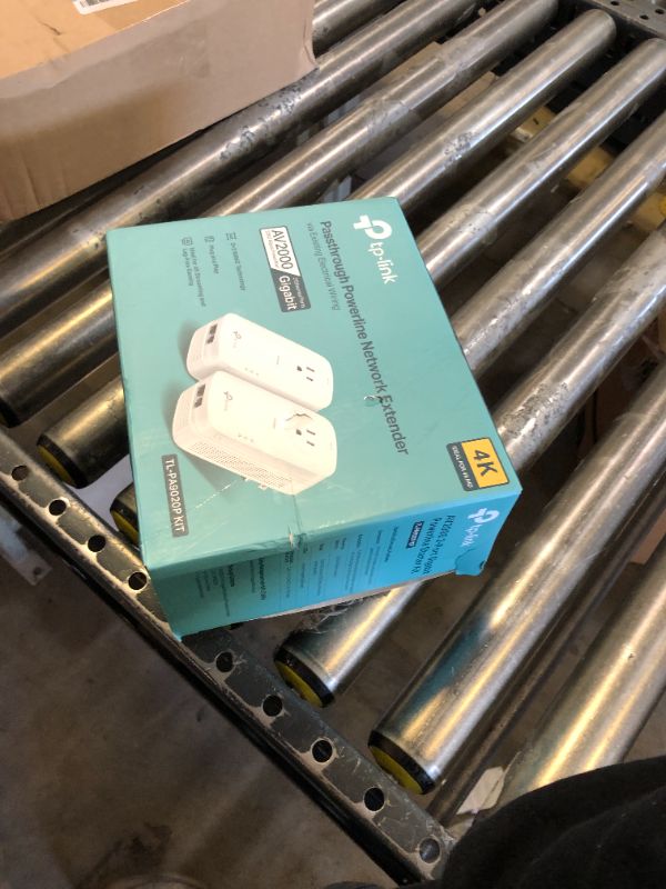 Photo 1 of TP-Link AV2000 Powerline Adapter - 2 Gigabit Ports, Ethernet Over Power, Plug&Play, Power Saving, 2x2 MIMO, Noise Filtering, Extra Socket for other Devices, Ideal for Gaming (TL-PA9020P KIT)