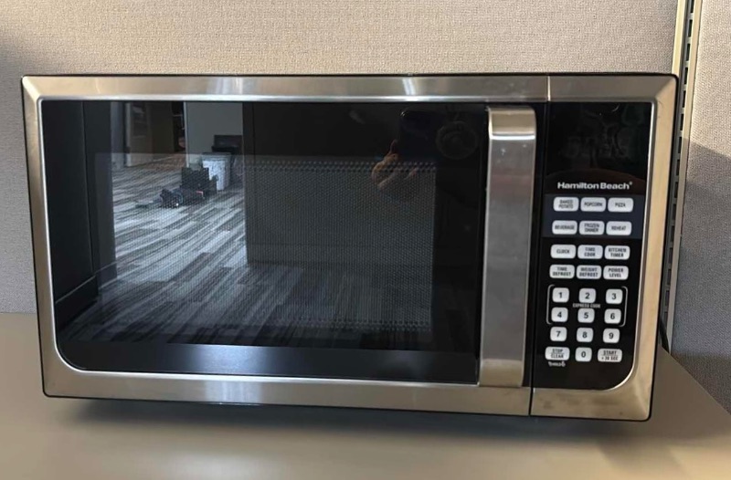 Photo 1 of HAMILTON BEACH STAINLESS STEEL MICROWAVE 19” X 12” H12"