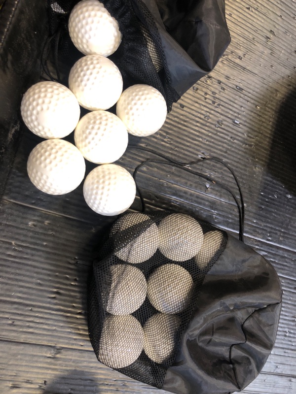 Photo 1 of 24 Pack Practice basevall Balls, Foam  Balls, Realistic Feel and Long Lasting Limited Fligh Practice Balls for Backyard, Soft Balls for Indoor or Outdoor