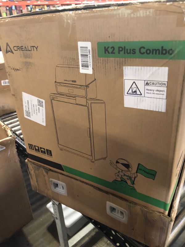 Photo 1 of Creality K2 Plus Combo 3D Printer, Multi Color Printing with New CFS, Max 600mm/s Printing Speed, Full-auto Leveling, Next-Gen Direct Drive Extruder, Dual Al Camera, Build Volume 350 * 350 * 350mm