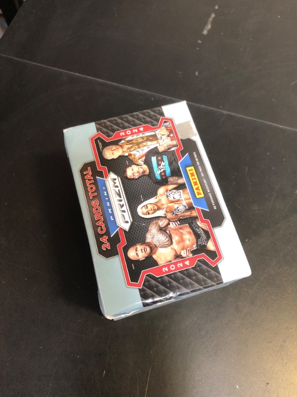 Photo 1 of 2024 Panini Prizm WWE Wrestling 6-Pack Hobby Blaster Trading Card Box (Green Ice Prizms!)