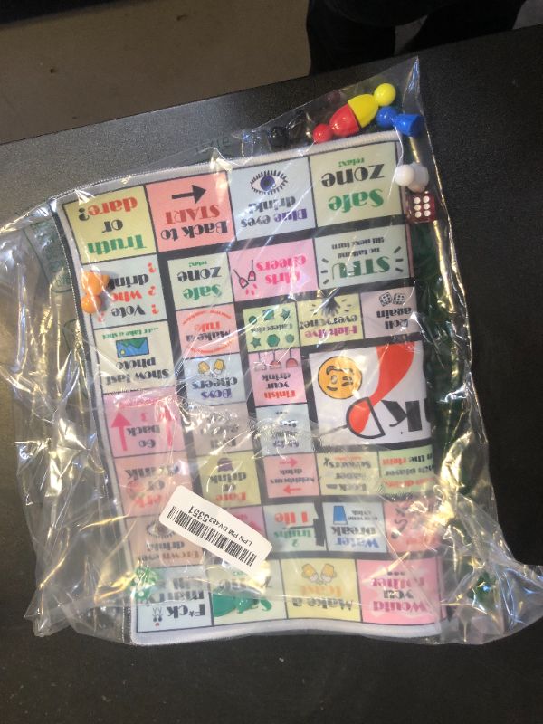 Photo 1 of Fofeadm Drinking Board Games for Adults, Rubber Mat Drinking Board Game, Funny Party Interactive Drinking Games for Game Night, Birthday, Family Play or Any Occasion, Age 21+, 2-8 Players