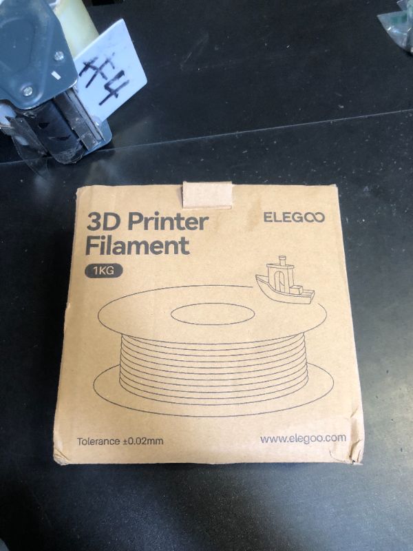 Photo 1 of ELEGOO Rapid PLA Plus Filament 1.75mm Gray 1KG, PLA+ 3D Printer Filament for 30-600 mm/s High Speed Printing, Dimensional Accuracy +/- 0.02 mm, 1kg Cardboard Spool(2.2lbs)