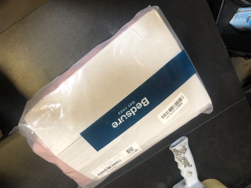 Photo 1 of Bedsure Duvet Cover Queen Size - Soft Double Brushed Bedding Set for Kids & Adults, Zipper Closure, 3 Pieces, Includes 1 Duvet Cover (90"x90") & 2 Pillow Shams, NO Comforter, Dusty Rose