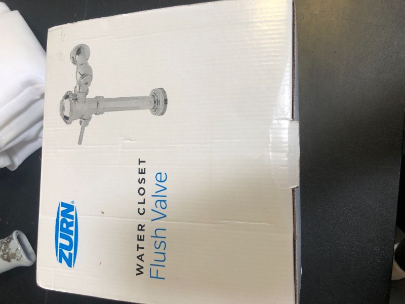 Photo 1 of Zurn Z6000-YB-YC Aquaflush Exposed Manual Diaphragm Flush Valve with 3.5 GPF, Sweat Solder Kit, Cast Wall Flange in Chrome