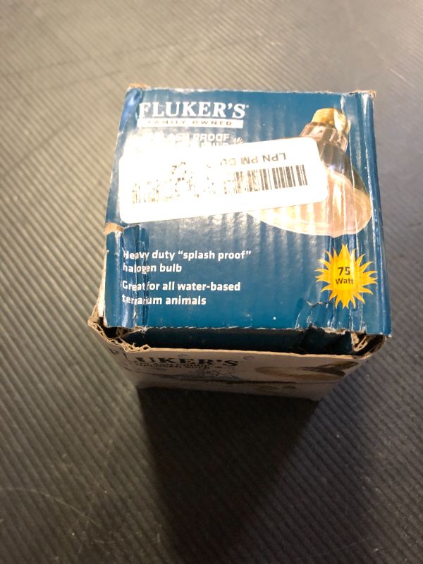 Photo 1 of Fluker's Heavy, Duty Splash Proof Halogen Bulb for All Water Based Terrarium Animals, 75 Watt
