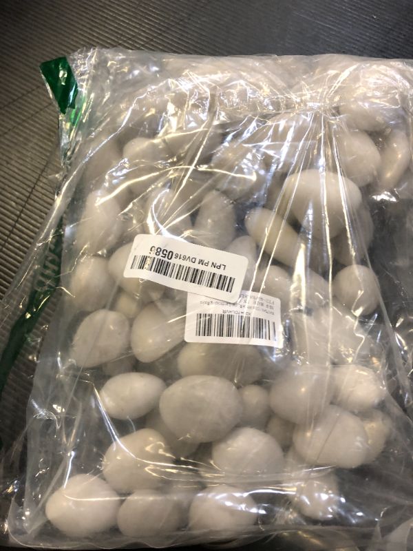 Photo 1 of FANTIAN 10 lbs White River Rocks for Plants, 1-2 inch White Pebbles for Plants, Decorative White Stones for Planters Vase Aquarium Fish Tank and Outdoor Garden Landscaping Rocks